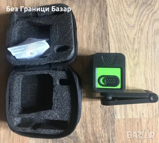 Нов уред Лазерно нивелиране за строителство и ремонт, зелен лъч с кутия, снимка 2 - Измервателни инструменти - 51771783