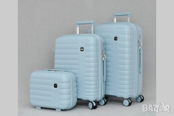 КОМПЛЕКТ 2 КУФАРА И ЧАНТА ЗА РЪЧЕН PP118, снимка 6 - Куфари - 51628297