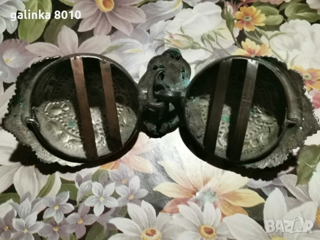 Стари сребърни пафти, снимка 2 - Антикварни и старинни предмети - 53251280