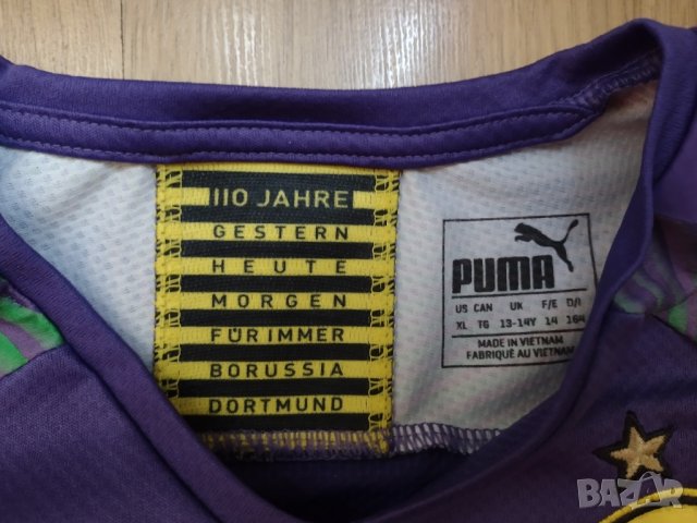 BVB Borussia Dortmund / PUMA - футболна фланелка на Борусия Дортмунд за 164см, снимка 5 - Футбол - 41979399