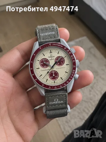 Omega x Swatch часовник, снимка 2 - Мъжки - 56046464