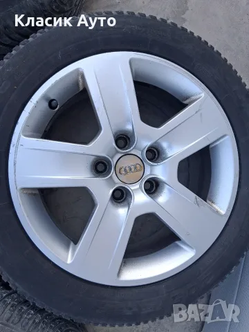 Алуминиеви джанти Audi 16-цола 5х112, снимка 6 - Части - 56138120