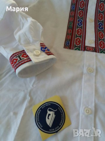 Риза за народна носия за момче 10-13 г. - 29 лв, снимка 3 - Детски ризи - 40195668