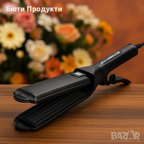 Професионална турмалинова преса за коса с йони, за всички типове коса , снимка 7 - Преси за коса - 51435246