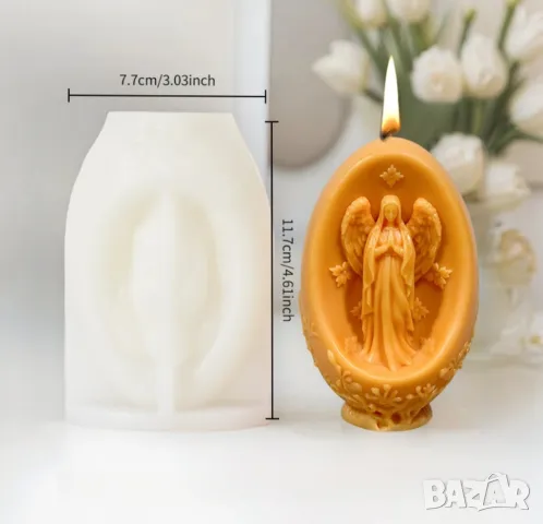 Молд ангел с яйце , снимка 4 - Форми - 49754999