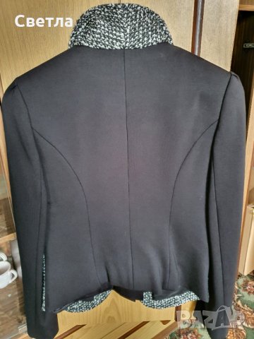 Дамско сако Тони М, вълна и еластан, късо, вталено , снимка 2 - Сака - 34515079