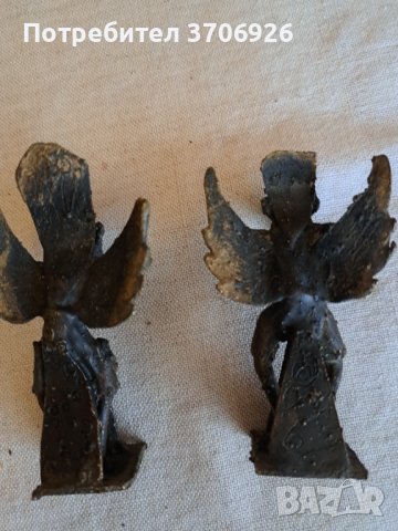 Комплект 2 бронзови статуетки Гаруда