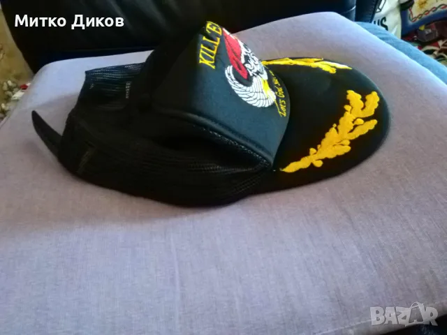 Бейзболна шапка маркова регулируема Kill Emall Lets God Sort Em But! нова, снимка 6 - Шапки - 49304238