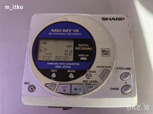 Sharp MD-MT15 мини диск плейър, снимка 7 - Грамофони - 49004168