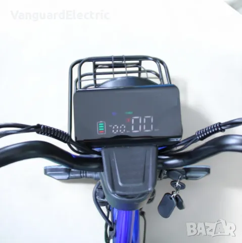 Електрическо колело-скутер EBZ 20 1200W/60V/20Ah - Синьо, снимка 6 - Мотоциклети и мототехника - 50094764
