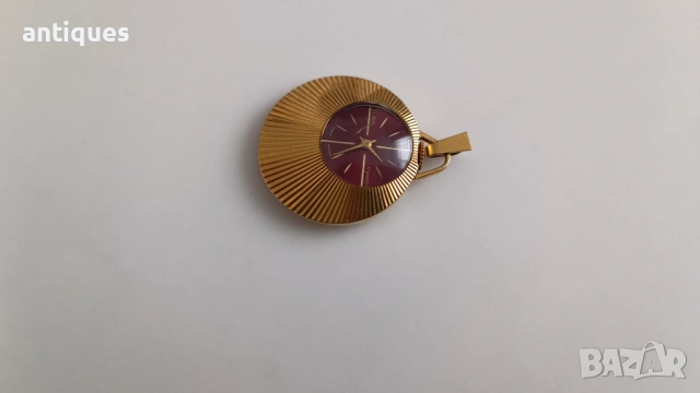 Позлатен дамски часовник - колие - SLAVA - 17 jewels - №5, снимка 2 - Антикварни и старинни предмети - 53731481