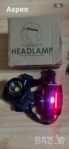 Мощен LED челник - ЧИСТО НОВ