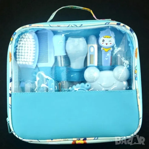 Бебешки детски хигиенен комплект, несесер с аксесоари за бебе, снимка 3 - Други - 52208569