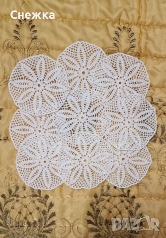 Подложки плетени на една кука, снимка 2 - Покривки за маси - 38878742