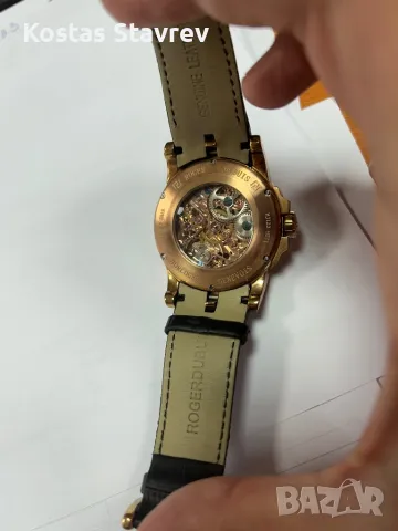 Часовник Roger Dubuis Excalibur розово злато, снимка 8 - Мъжки - 48700554