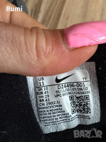 Оригинални  мъжки маратонки Nike Air Max 95 Iron Grey Volt ! 45 н, снимка 8 - Маратонки - 35934987