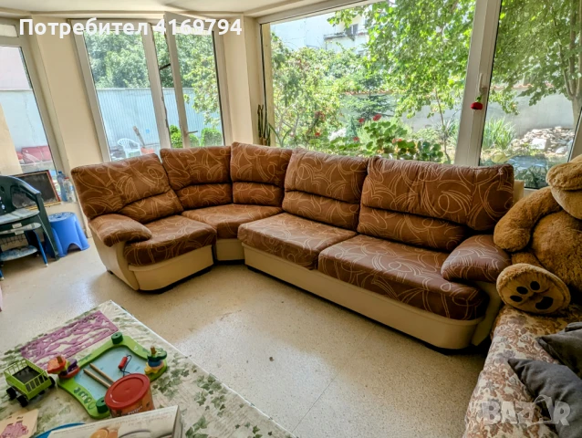 Продавам ъглов диван в отлично състояние, снимка 1