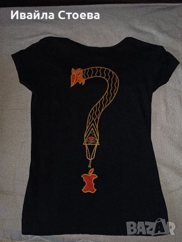 Дамска ефектна тениска, снимка 2 - Тениски - 41594064