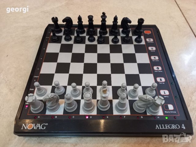 Електронен шах Novag Allegro 4, снимка 1 - Шах и табла - 39439641