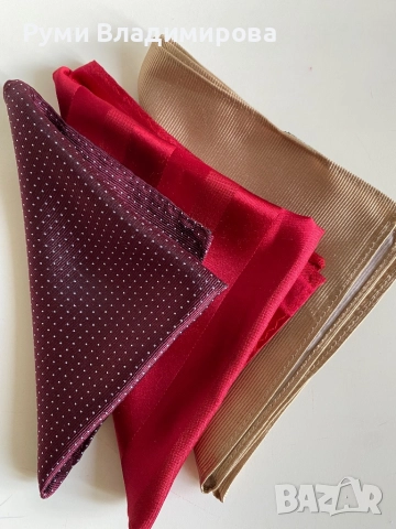 Кърпичка за сако от 100 % коприна, снимка 9 - Сака - 52503676
