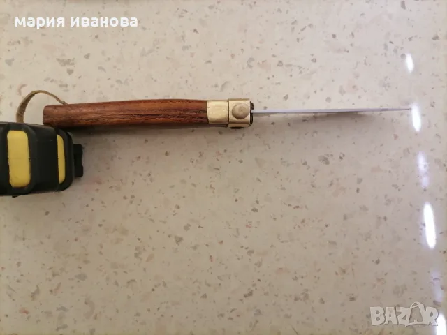 Джобна ножка стомана бронз, снимка 6 - Ножове - 55962131