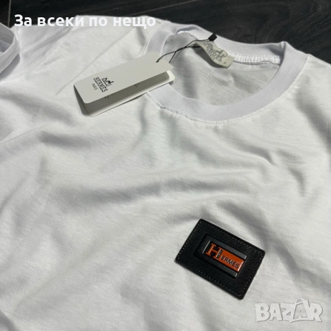 Hermes Мъжка Тениска👕Мъжка Блуза С Къс Ръкав - Различни Цветове Код Bal Style14, снимка 2 - Тениски - 53642089