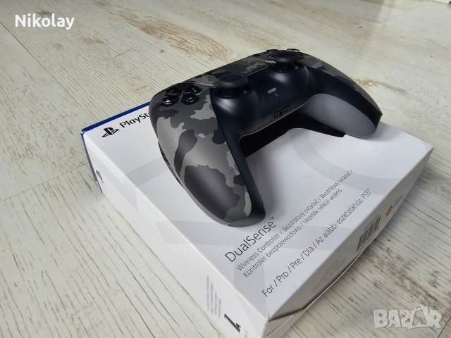 Playstation 5 контролер / DualSense - Grey Camouflage, снимка 2 - Аксесоари - 52824304