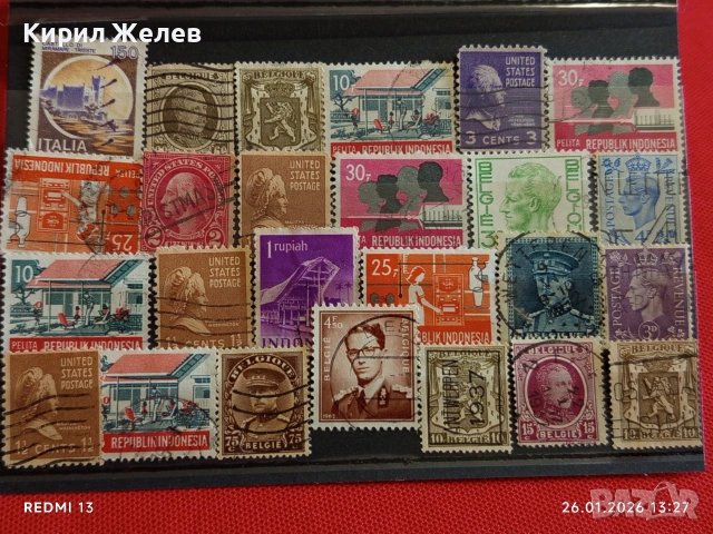 Стари пощенски марки от цял свят смесени СВЕТОВНИ ЛИДЕРИ за КОЛЕКЦИЯ 52025