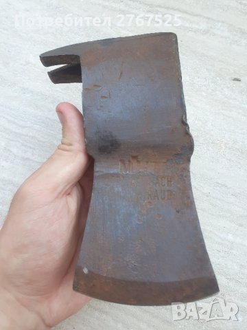 0.8кг Стара немска брадва топор Muller , снимка 2 - Антикварни и старинни предмети - 41893587