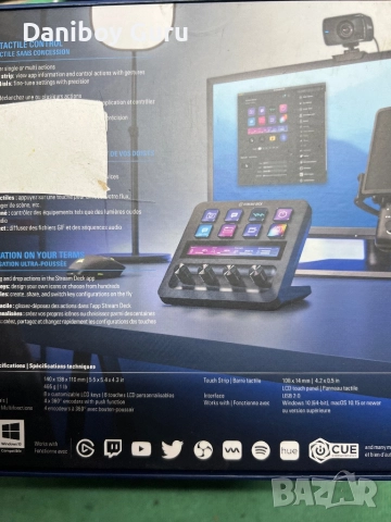 Elgato Stream Deck +, аудио миксер, продуцентска конзола и студиен контролер за създатели, снимка 16 - Друга електроника - 52407821
