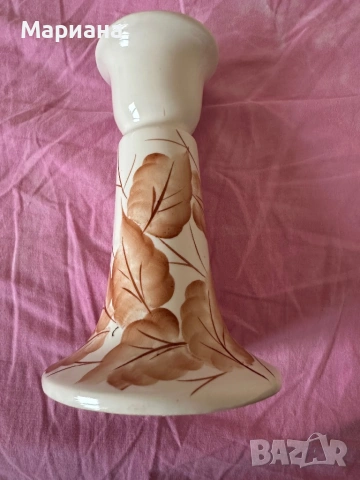 Продавам порцеланов свещник, снимка 2 - Декорация за дома - 53156313