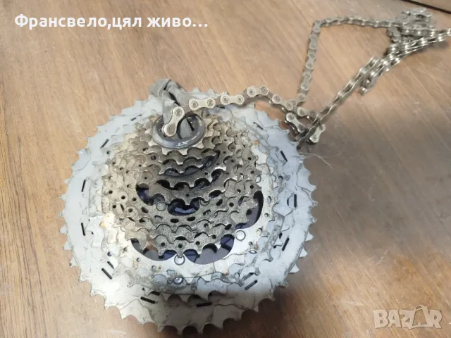 Венец касета 11 скорости и нейната верига за велосипед колело Shimano deore xt vs m 8000, снимка 1