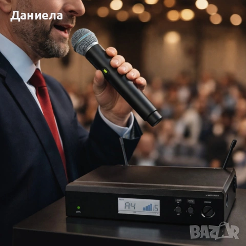 Професионален безжичен вокален микрофон за сцена и студио BLX, снимка 6 - Микрофони - 53783134
