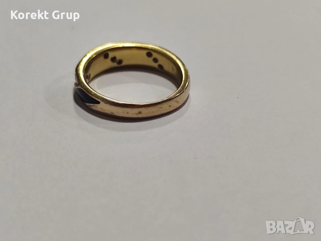 Златен дамски пръстен 14к, снимка 7 - Пръстени - 52901277