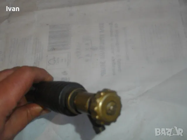 280мм GOK ТУРСКА ПРОФЕСИОНАЛНА ГОРЕЛКА ЗА ГАЗ ПРОПАН-БУТАН СТАРО МАСИВНО КАЧЕСТВО ИЗЦЯЛО БРОНЗ , снимка 7 - Други инструменти - 48318230