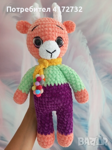 Козле с височина около 33см., снимка 3 - Плюшени играчки - 52306043