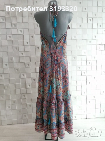 Рокля -Коприна,отворен гръб , снимка 2 - Рокли - 52905892