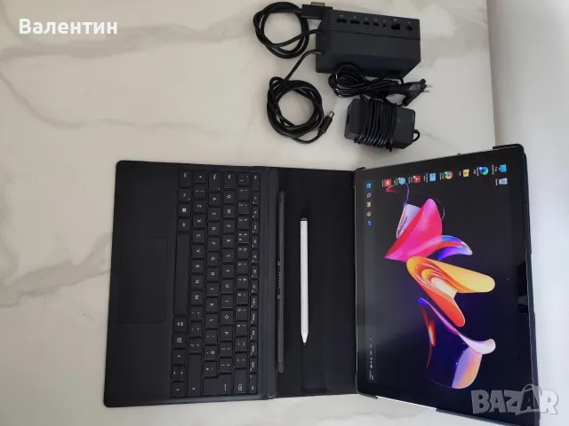 Microsoft Surface Pro 7+ 1960, i7-1165G7, 16GB, 256GB SSD, 12.3''пълен комплект 
