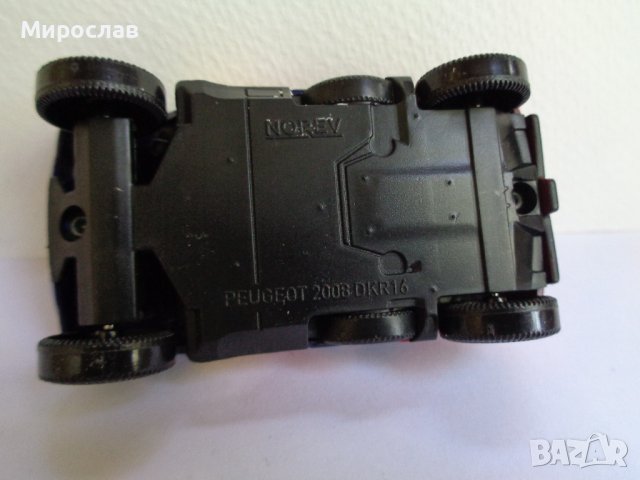 1/43 ? NOREV PEUGEOT 2008 DKR 16 МОДЕЛ ПАРИЖ ДАКАР КОЛИЧКА ИГРАЧКА, снимка 6 - Колекции - 42663716