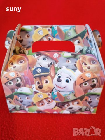 Кутийки за лакомства и подаръчета Пес патрул, снимка 7 - Други - 35913727