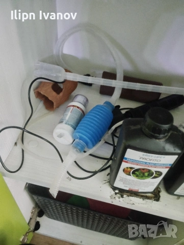 продавам аквариумите и всичко което виждате на снимките , снимка 4 - Аквариуми - 53562183