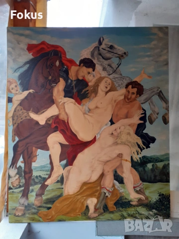 Огромна майсторска картина масло платно Рубенс репродукция