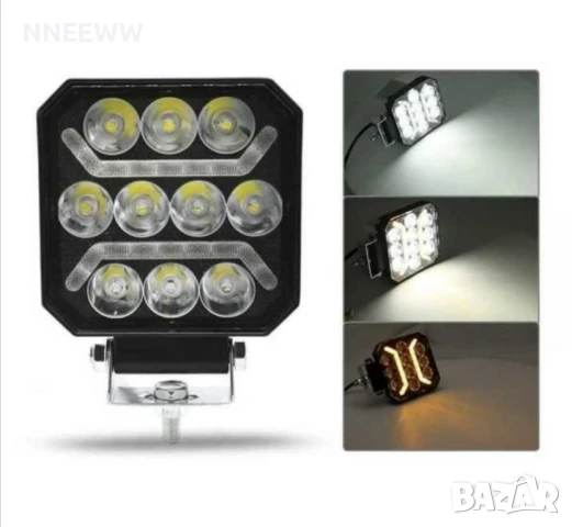 Диоден Халоген LED бяла и жълта светлина габарит 12/24V 1брой , снимка 2 - Аксесоари и консумативи - 50710606