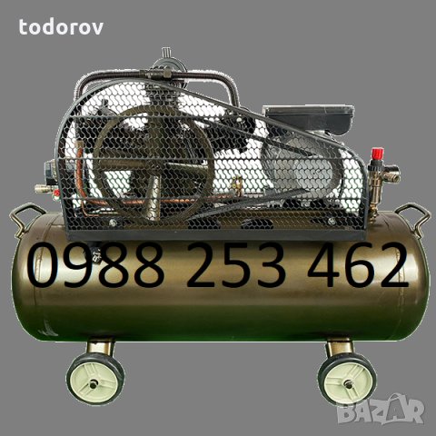 Компресор за въздух 100L italy 4НР / 3,0 кв усилен дебит -480 л/м, снимка 3 - Компресори - 31919737