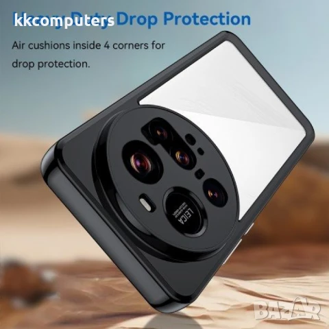 Xiaomi 15 Ultra Силиконов Калъф Anti-drop TPU + Acrylic и Протектор, снимка 4 - Калъфи, кейсове - 50780676
