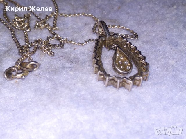 СРЕБЪРЕН СКЪПОЦЕНЕН ВИНТИДЖ АРТ МЕДАЛЬОН СРЕБРО 925 с ПОСРЕБРЕНА ВЕРИЖКА от НЕРЪЖДАЕМА СТОМАНА 38512, снимка 11 - Колиета, медальони, синджири - 41472394