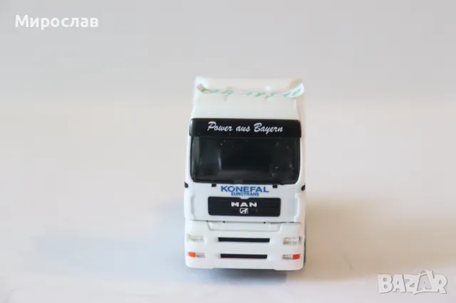 HERPA 1:87 H0 MAN TGA ВЛЕКАЧ КАМИОН TIR МОДЕЛ, снимка 4 - Колекции - 50024077