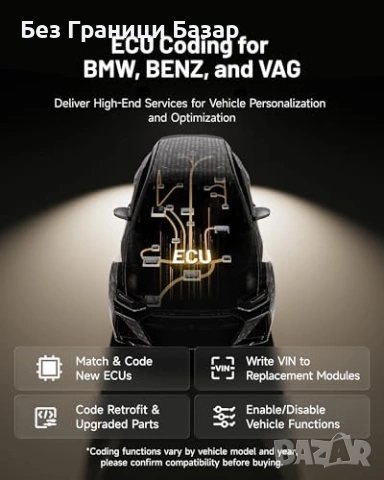 Нов TOPDON ONE Професионален OBD2 Скенер J2534 CAN-FD DoIP за кола диагностика, снимка 8 - Друга електроника - 53811361