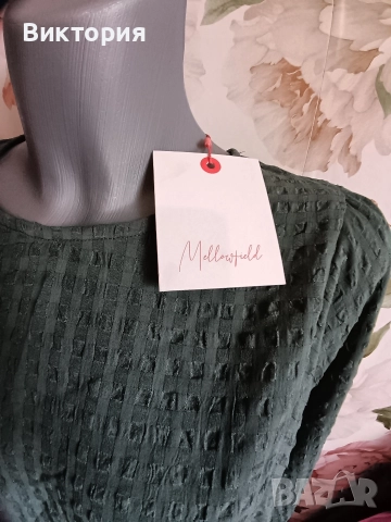 дамска зелена риза , снимка 3 - Блузи с дълъг ръкав и пуловери - 52901734