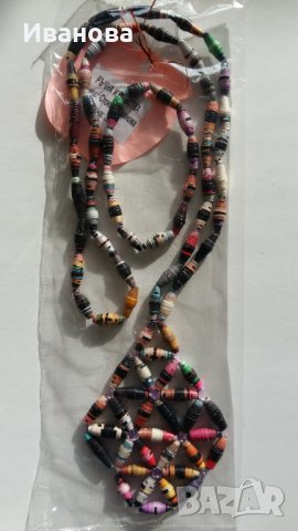 Ръчна изработка на бижута от хартия и квилинг, снимка 2 - Колиета, медальони, синджири - 34859392